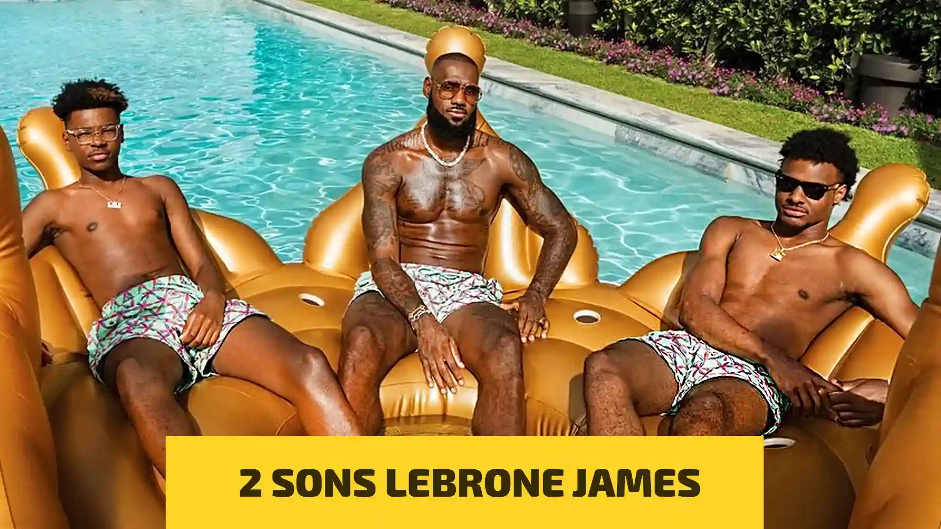 2 sons Lebrone james